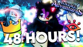 I Played Anime Adventures Update 20 For 48 HOURS & Became The BEST!