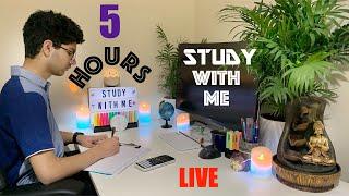 Live Study with me pomodoro | 50/10 | 5 hours | 5 sessions | Lessonade Study