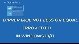 How To Fix Windows 10 DRIVER IRQL NOT LESS OR EQUAL NDIS.SYS Blue Screen | 2023