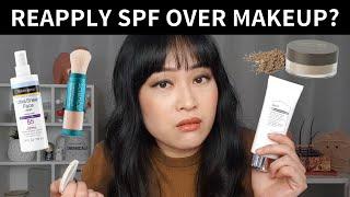 How to Reapply Sunscreen Over Makeup | Lab Muffin Beauty Science
