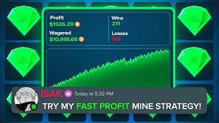 MY FANS PROFIT MINES STRATEGY IS INSANE! (Stake)