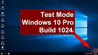 How To Remove Test Mode Windows 10 Pro Build 10240