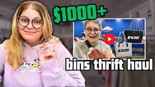 $1000+ Profit From A SINGLE THRIFT HAUL!  What Sold From the Bins!