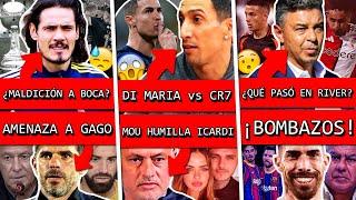 BOCA perderá la LIBERTADORES 2025?+ DI MARIA responde CR7 por MESSI+ BOMBA RIVER+ ICARDI vs MOURINHO