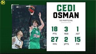 Panathinaikos - Partizan 96-84 | Eurolegue R20 Cedi Osman (18 Points , 15 PIR)