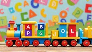  Fun ABC Song for Kids with Toy Train and Cards   Learn ABCs with Toy Train and Cards Babay Song