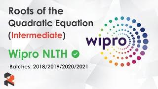 WIPRO CODING QUESTION - Roots of The Quadratic Equation
