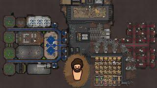 RimWorld Timelapse: Canyon - A Bloody Trench - 11 Rimyear Colony
