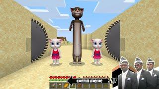 Don't Saw the Longest Talking Tom in Minecraft - Coffin Meme