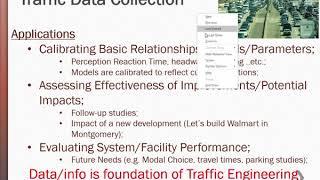 CE432: Traffic Engineering - Traffic Data Collection