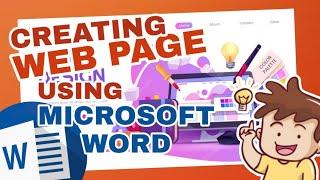 CREATING WEB PAGE USING MICROSOFT WORD