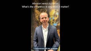 Attrition versus turnover  What s the difference   why does it matter