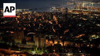 Missiles intercepted in the skies over the northern Israeli city of Haifa