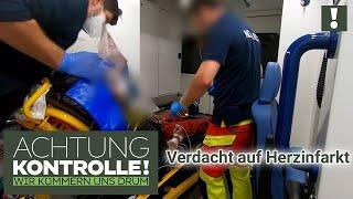 Flüssigkeit in der Lunge und Herzinfarkt?  Ein Fall für den Notarzt | Achtung Kontrolle