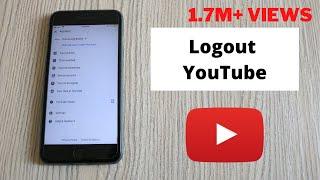 How to Logout of YouTube Account on Mobile (Updated) | Sign out of Youtube Account