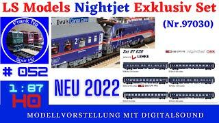 LS Models #Nightjet Set #97030 Exklusiv und limitiert in H0 Neu 2022 !