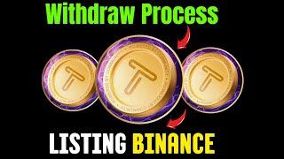 TapSwap Airdrop Withdraw Process || TapSwap Airdrop Claim Now ||