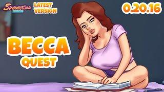 Becca Complete Quest (Full Walkthrough) - Summertime Saga 0.20.16 (Latest Version)