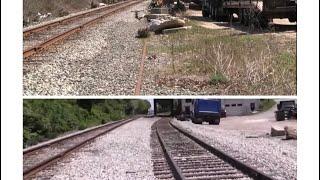 Abandoned railroad siding restored for freight service! Start to finish - Sagamore, MA