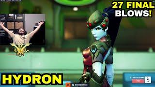 HYDRON PRO WIDOWMAKER GAMEPLAY! RANK 2 DPS! OVERWATCH 2 SEASON 12