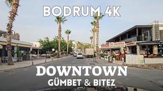 Bodrum 4K Drive in Downtown Gümbet and Bitez in June 2024 Sightseeing Driving Tour Video