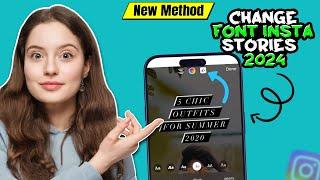 How to change font on Instagram stories 2024 | Full Guide