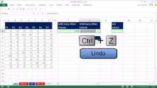 Excel Magic Trick 1082: SUM Every Other Column: Four Formula Methods (Add Every Other Column)