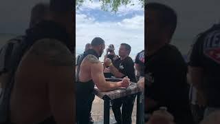 Brutal Arm Wrestling Bone Break