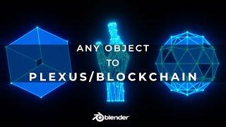 Turn ANY OBJECT into PLEXUS with GEOMETRY NODES [Blender Tutorial]