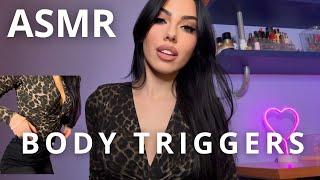 ASMR - Fast And Aggressive Body Triggers, Fabric Sound & scratching