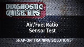 Air/Fuel Ratio Sensor Test- Diagnostic Quick Tips | Snap-on Training Solutions®