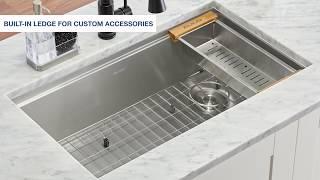 Elkay Crosstown Workstation Stainless Steel Sink