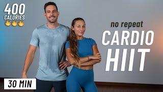 30 MIN CARDIO HIIT Workout - Full Body, No Equipment, No Repeats