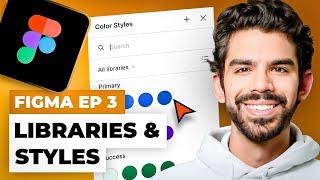 Figma Tutorial for Beginners: Styles and Libraries Explained | Ansh Mehra