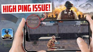How to Fix High Ping Issue on PUBG Mobile on iPhone | PUBG Unstable Ping Issue