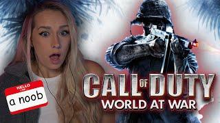 Noobs First Call of Duty! | World at War: Pt. 1 | First Play Through