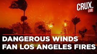 California Wildfire Live | Palisades Fire And Eaton Fire Not Contained | Los Angeles Fire LIVE | US