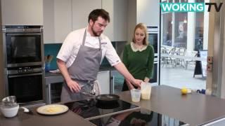 #WokingTV - Making Pancakes at Tante Marie