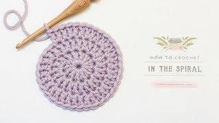 How To: Crochet In The Spiral | Easy Tutorial by Hopeful Honey