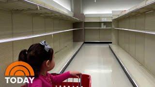 Panic Buying Leaves Empty Shelves At Supermarkets And Stores | TODAY
