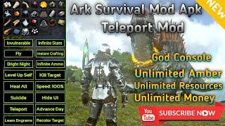 Ark Mobile Mod Menu APK | Ark Survival Evolved | (Unlimited Amber) & (Unlimited Resources)