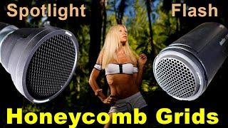 Honeycomb Grids- Spotlight modifiers for flash photography