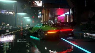 Cyberpunk 2077 - Quadra Turbo K.S Edition Rain Ride & Urban Reflections | RT Overdrive