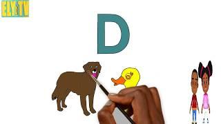 Learn the letter D with Ely Tv and Rhymes