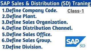 SAP SD Enterprises Structure (Part 1) - SAP SD Training