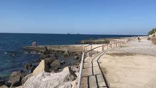 В море намечается грандиозный шухер, плавкран уходят с места стоянок в Ялту. 13 августа Крым.