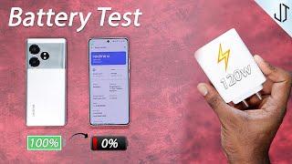 Realme GT6T Battery Drain Test Using 5G & Mini Review | Camera Test