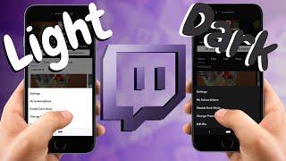 Twitch Dark Mode Tutorial - Desktop & Mobile (iPhone & Android)