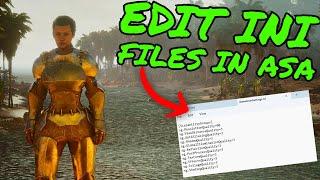 How To EDIT INI Files In Ark Survival Ascended!