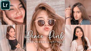 Selfie Filter Peace Pink Preset - Free Lightroom Mobile Presets DNG XMP | Lightroom Tutorial